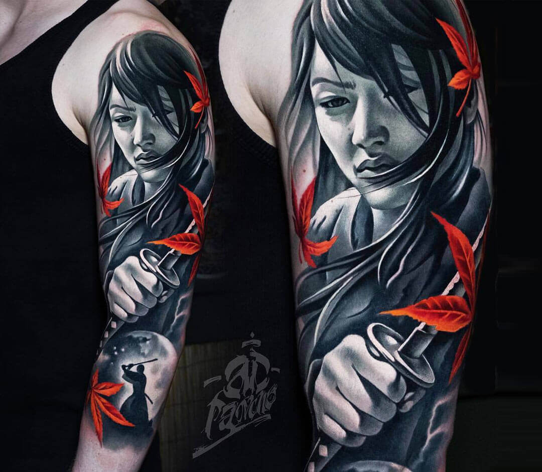 12+ Samurai Girl Tattoo Ideas To Inspire You! - alexie