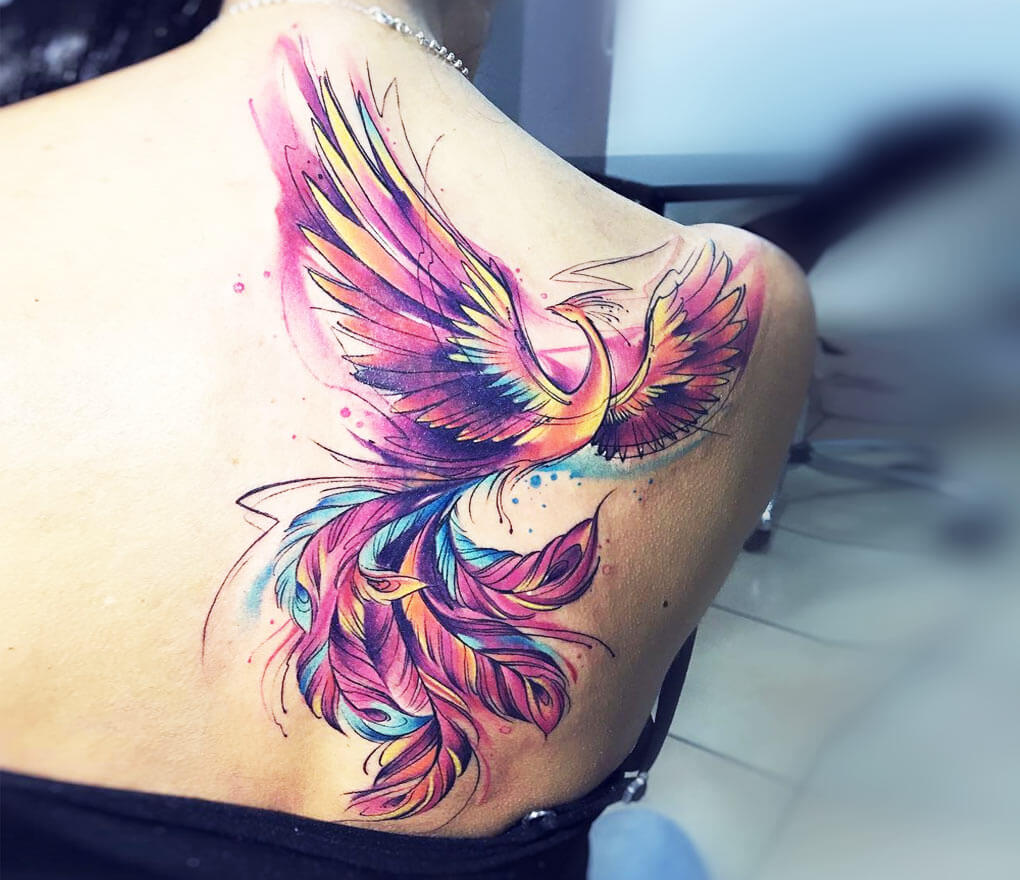 80 Best Phoenix Tattoo Designs  Meanings  Mysterious Bird 2019