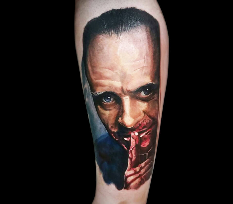 Hannibal Lecter tattoo by Dave Paulo  Photo 31101