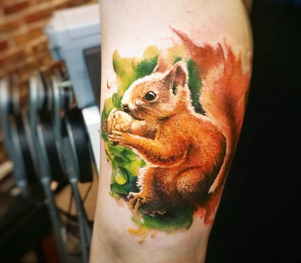 Little squirrel from .tattoos Cute as a button! ⋆ Studio XIII Gallery