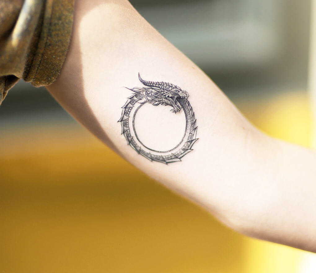 Ouroboros Dragon Tattoo