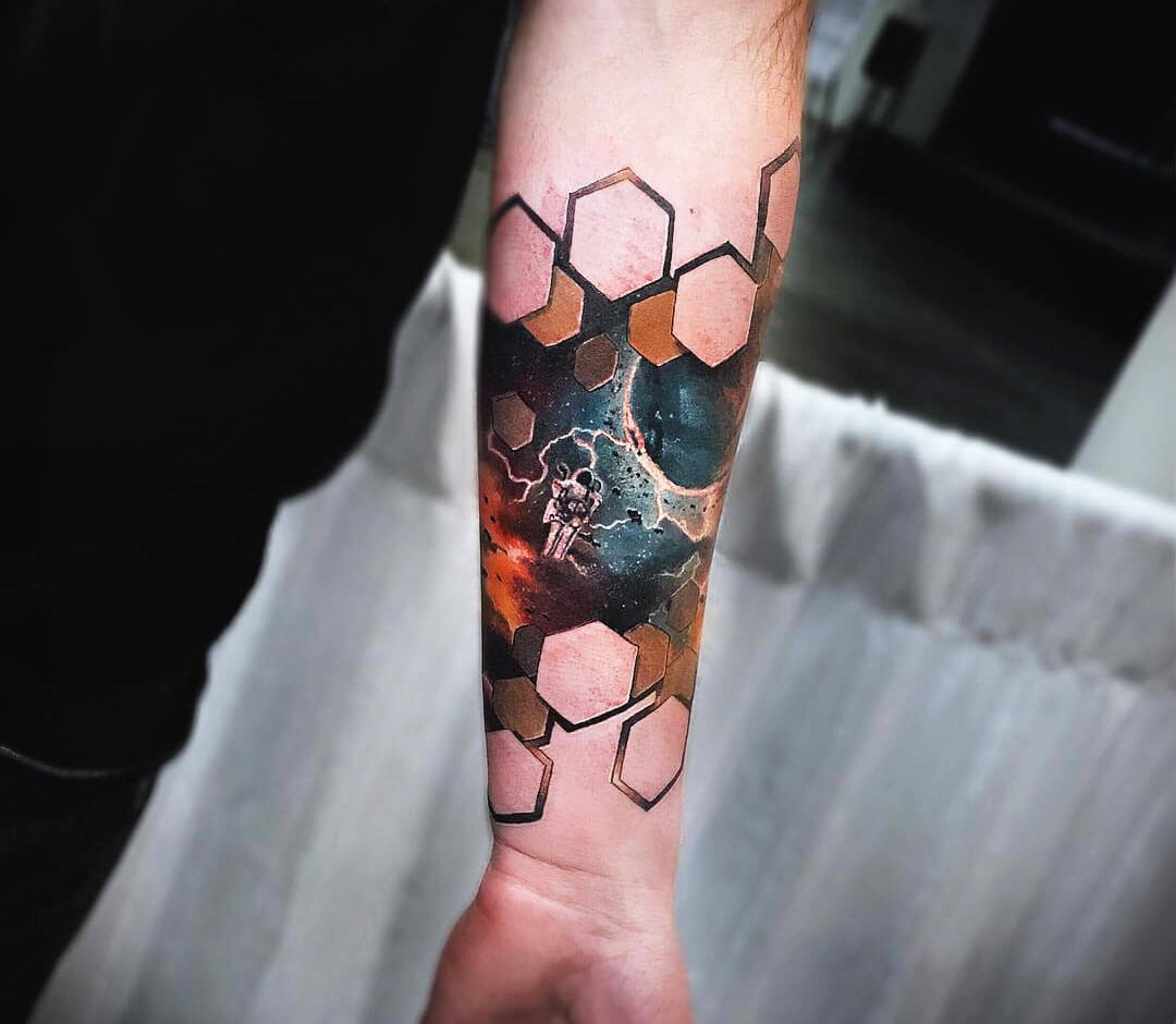75 Space-Inspired Tattoos For People Who Are Fascina...