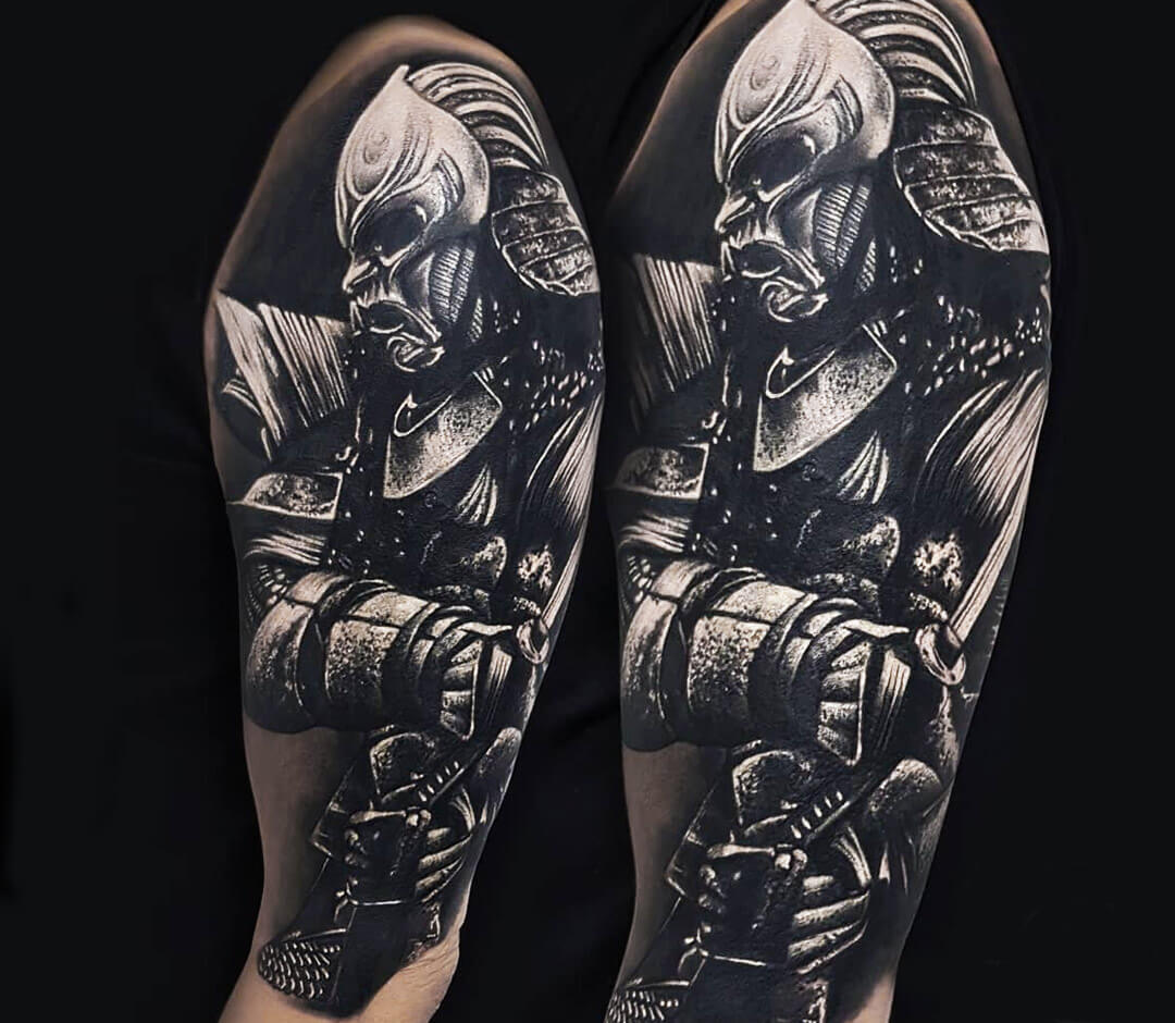 Samurai tattoo by Anastasia Agapova | Photo 29065