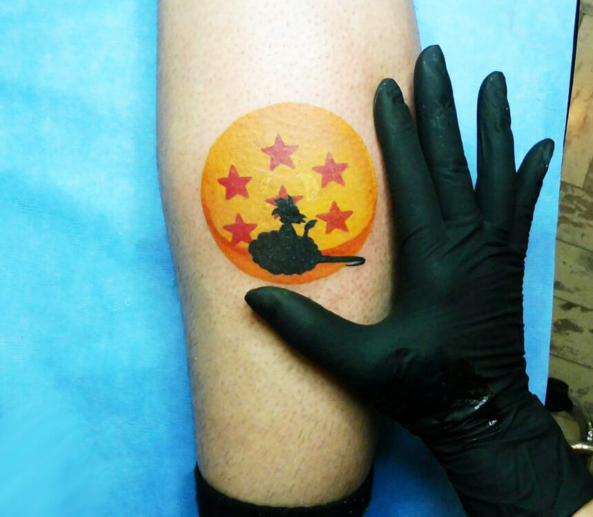 dragon ball tattoo
