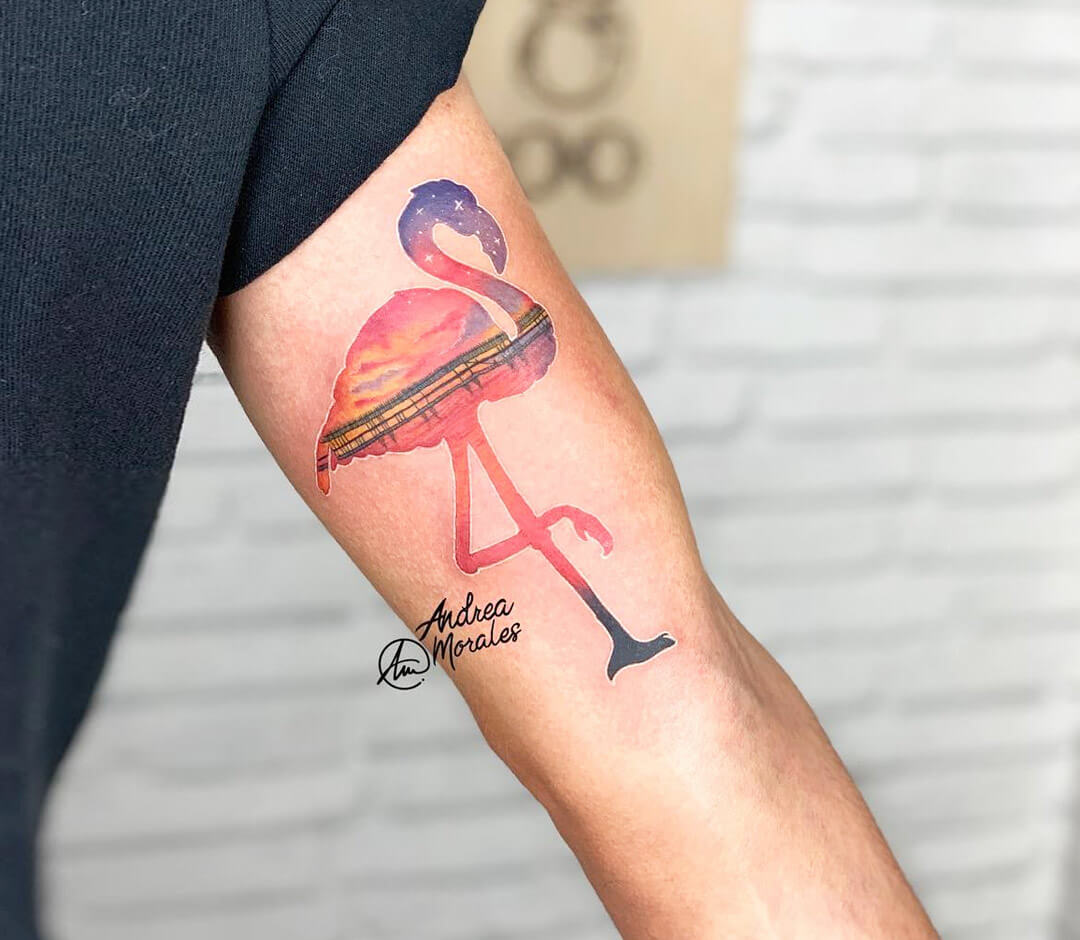 flamingotattoo in Tattoos  Search in 13M Tattoos Now  Tattoodo