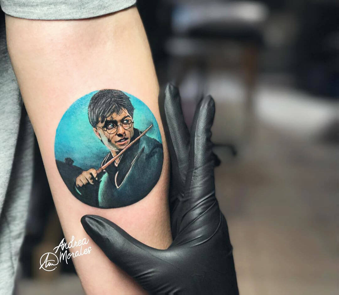 Harry Potter tattoo by Andrea Morales | Photo 22587