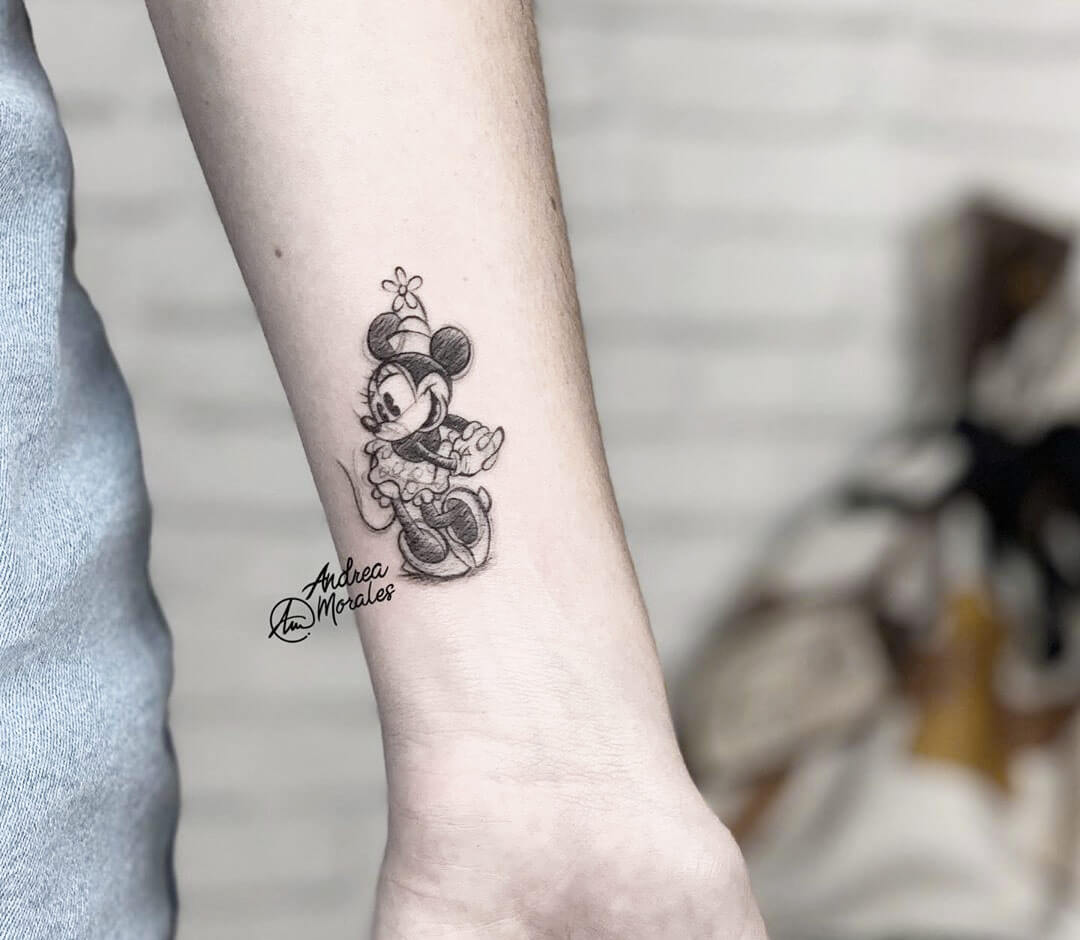 Details 72 outline mickey mouse tattoo latest  thtantai2