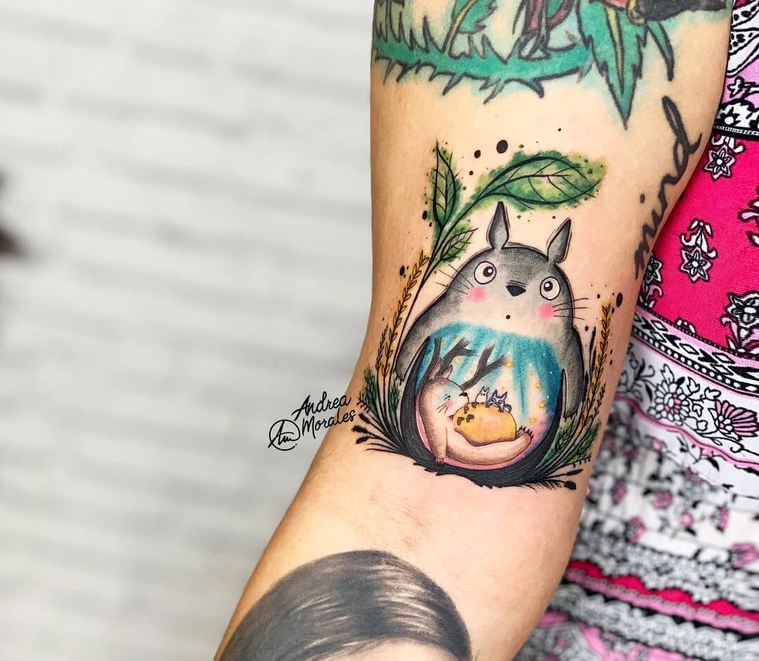 Top 59 Best Totoro Tattoo Ideas  2021 Inspiration Guide