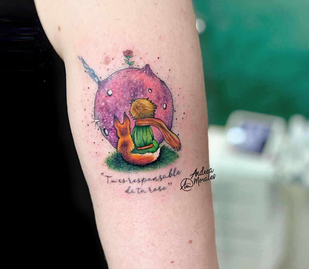The Little Prince tattoo by Andrea Morales | Photo 29027