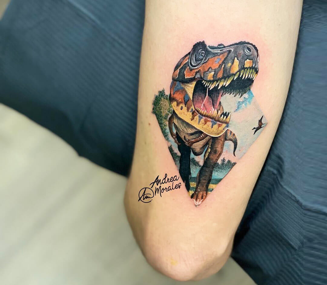 Jurassic Park Tattoo Flash Art Print - Etsy 日本