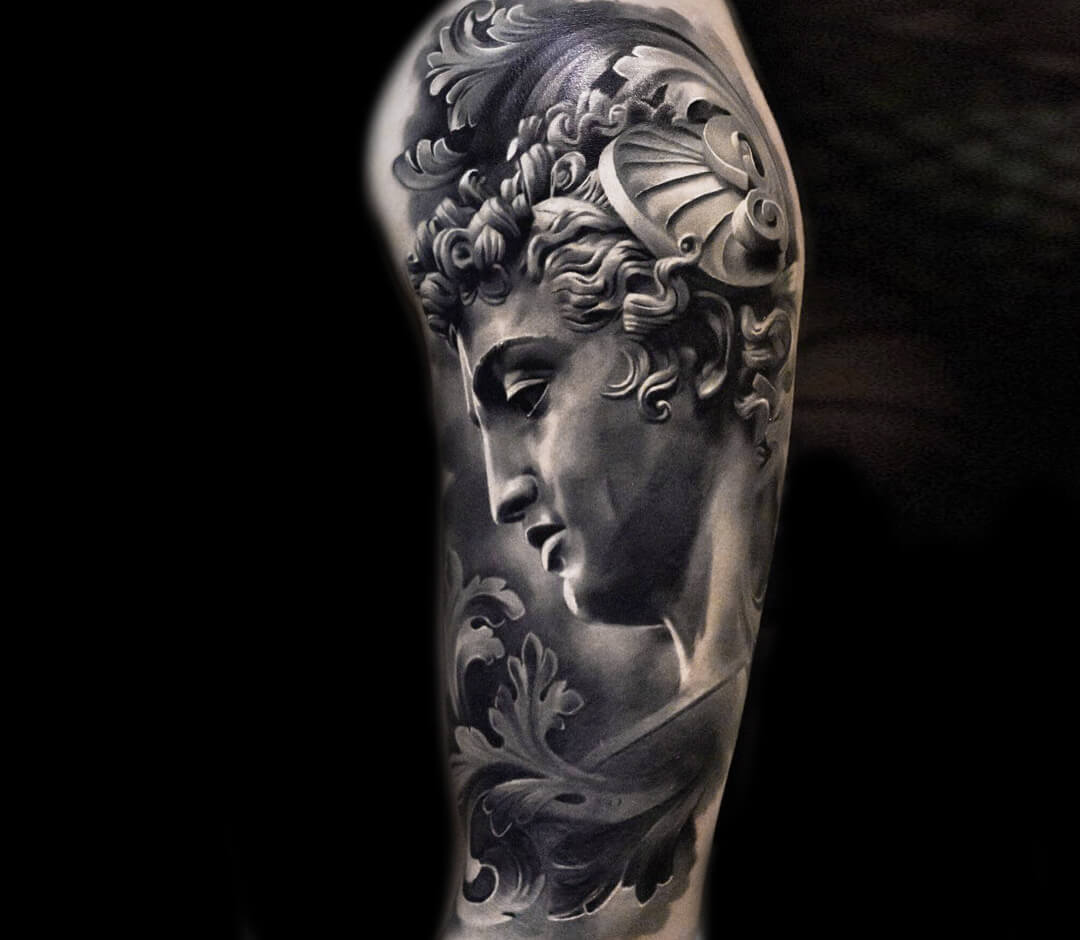 Baroque Bust Tattoo By Andrey Stepanov Photo 28466
