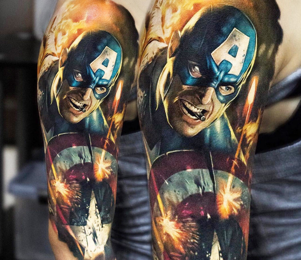 Avengers Assemble 🅰️ #avengers #superhero #tattoo #spiderman #ironman |  TikTok