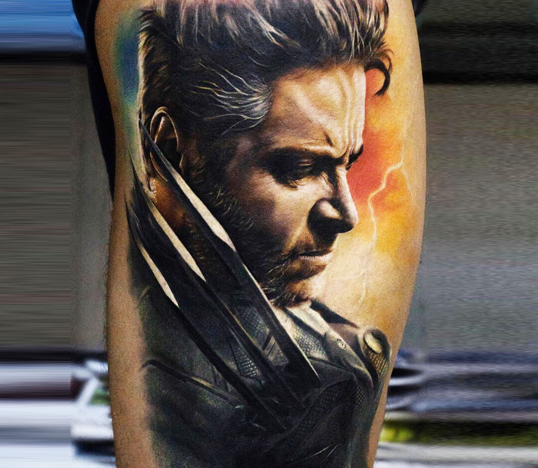 Deadpool vs Wolverine tattoo by A.d. Pancho | Post 31923