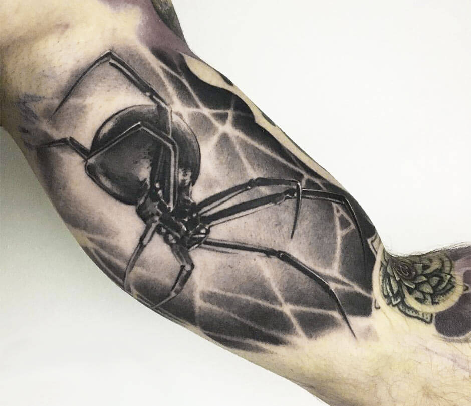 Realistic Spider Tattoo - Temu Australia