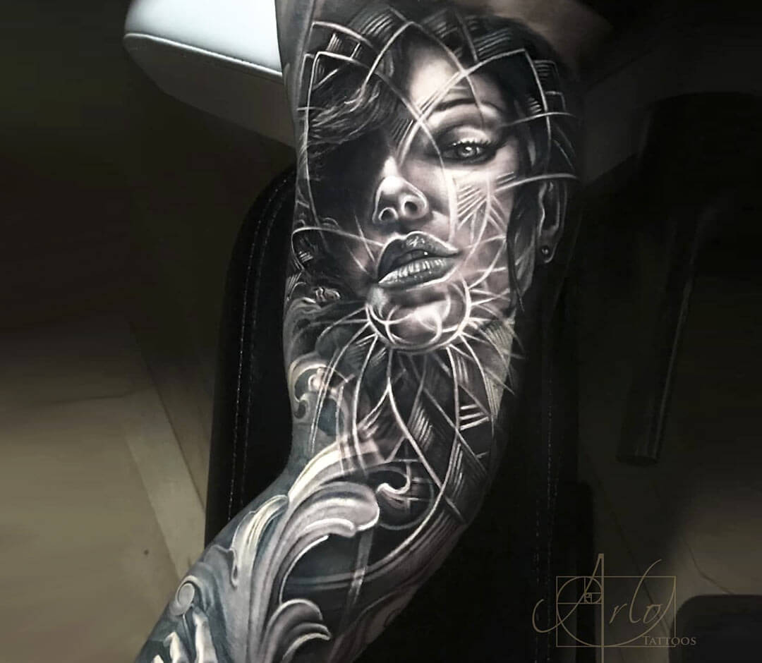 Face tattoo by Arlo Tattoos Photo 22529