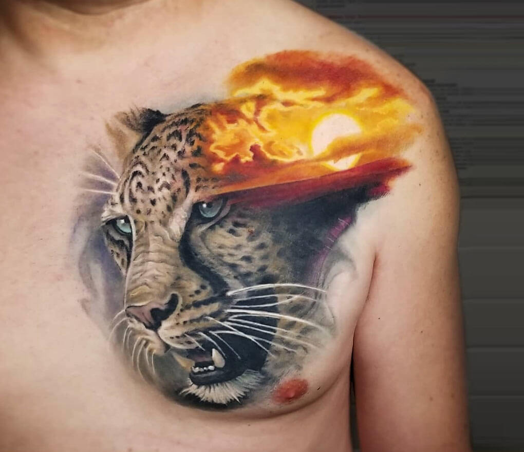Jaguar tattoo by AtomiccircuS on DeviantArt