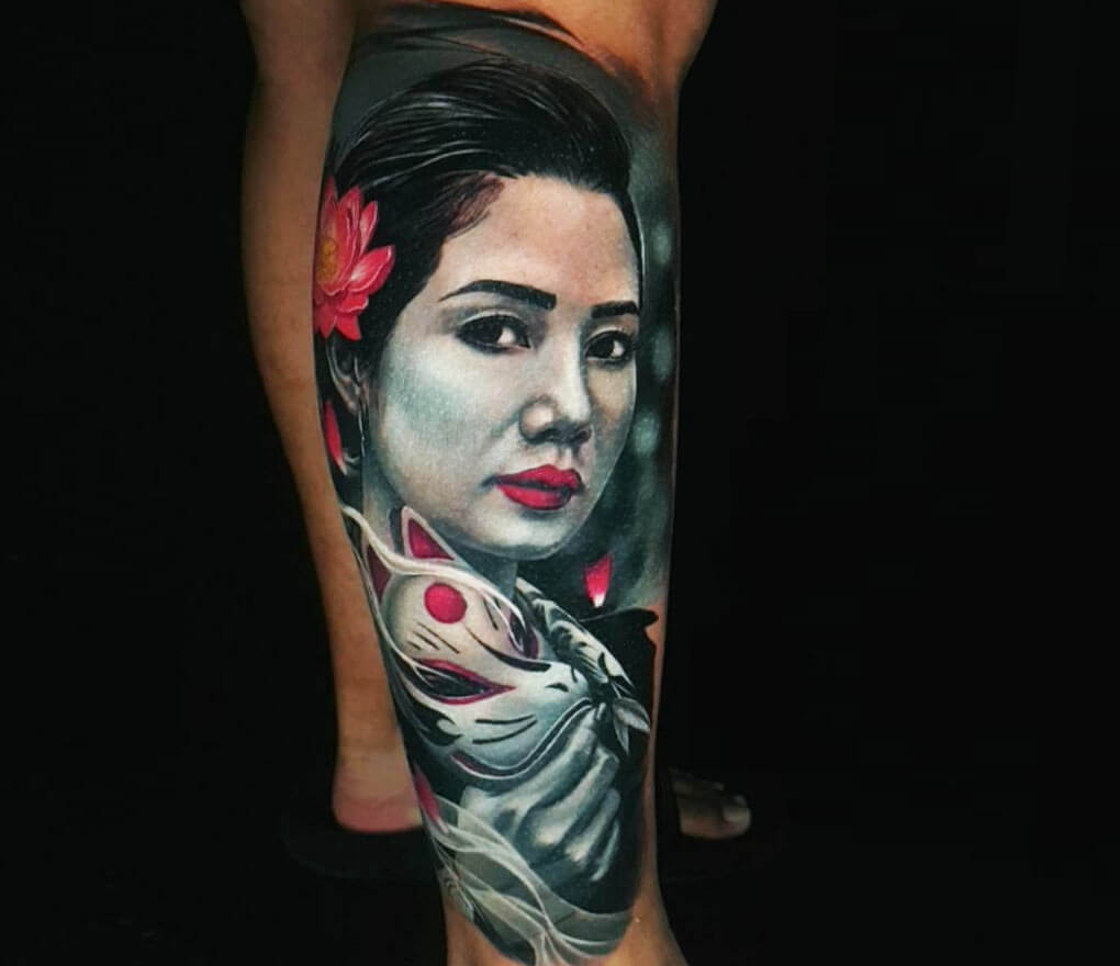 Geisha Tattoo By Ata Ink Photo 23471 1054