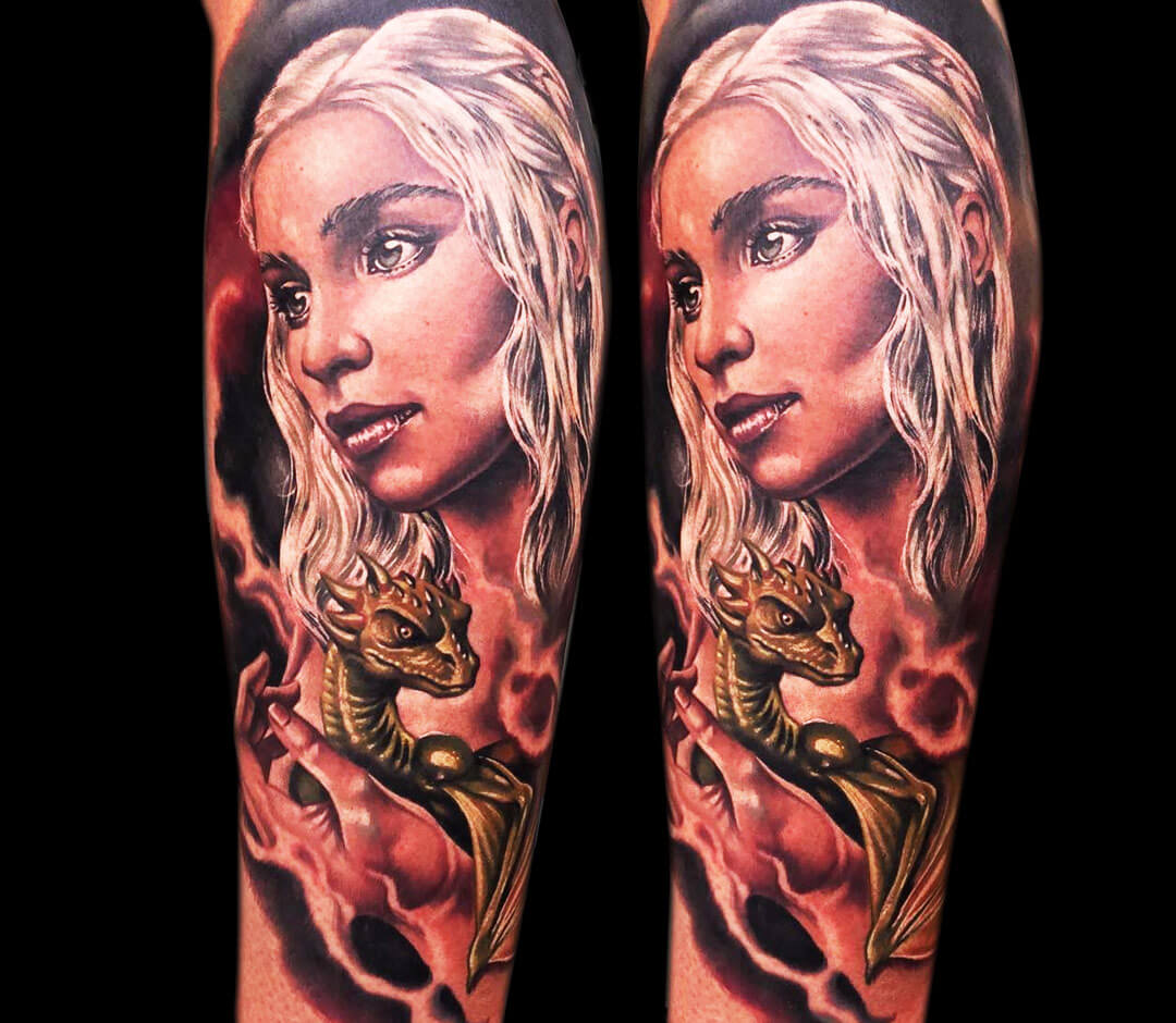 Daenerys Targaryen tattoo by Audie Fulfer | Photo 27693