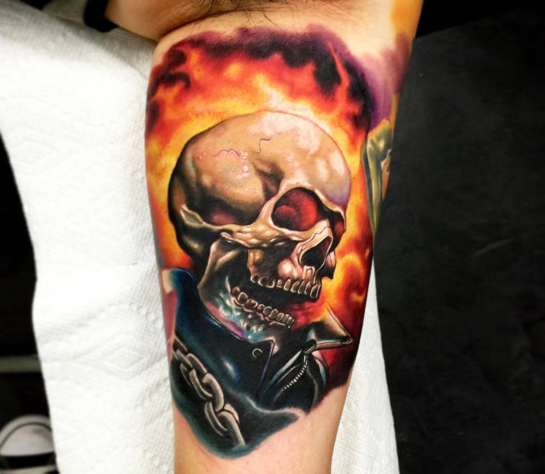 Drake Got a Nicolas Cage-Inspired Ghost Rider Tattoo, and The Internet  Can't Stop Teasing Him - Failbook - Failing On Facebook