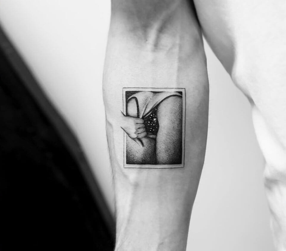 Pussy Universe tattoo by Balazs Bercsenyi | Photo 18299