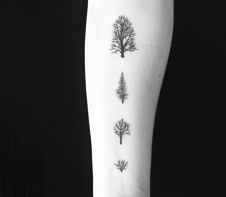 Trees tattoo by Balazs Bercsenyi | Photo 18293