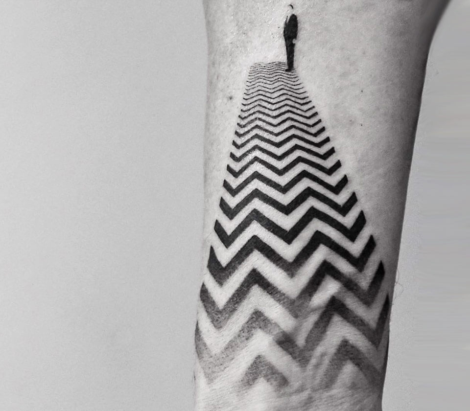 Twin Peaks tattoo by Balazs Bercsenyi | Post 18301