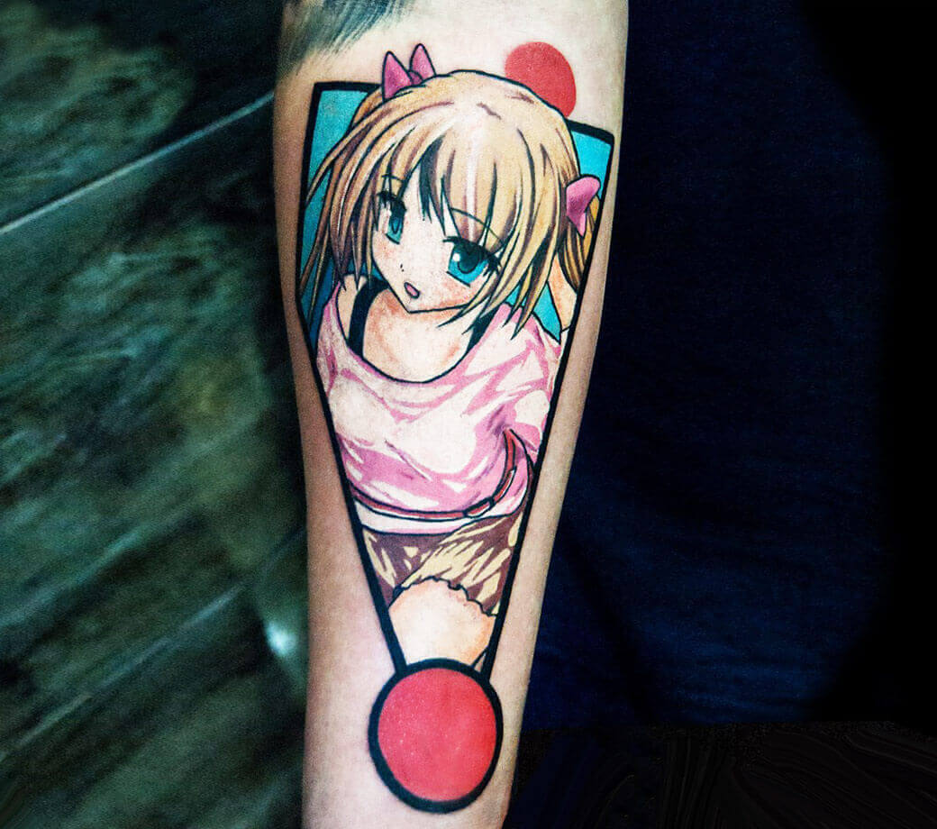 Anime Girl tattoo by Barbara Kiczek | Photo 15395