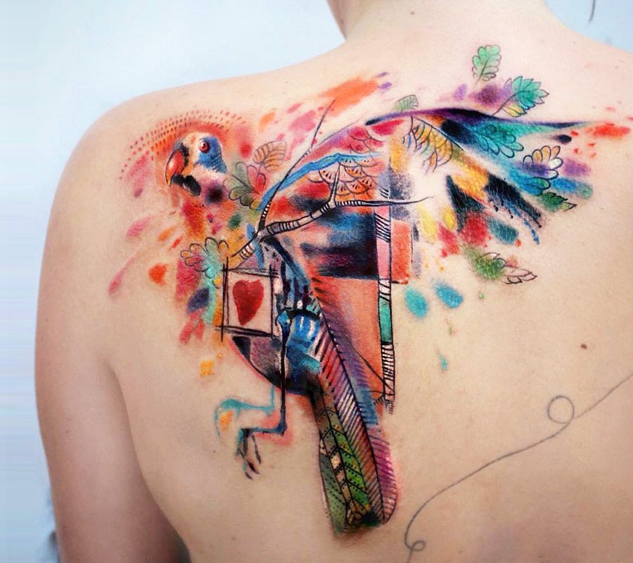 Tattoo uploaded by Claire • By #dopeindulgence #watercolor #bluetit #bird  #watercolortattoo #nature • Tattoodo