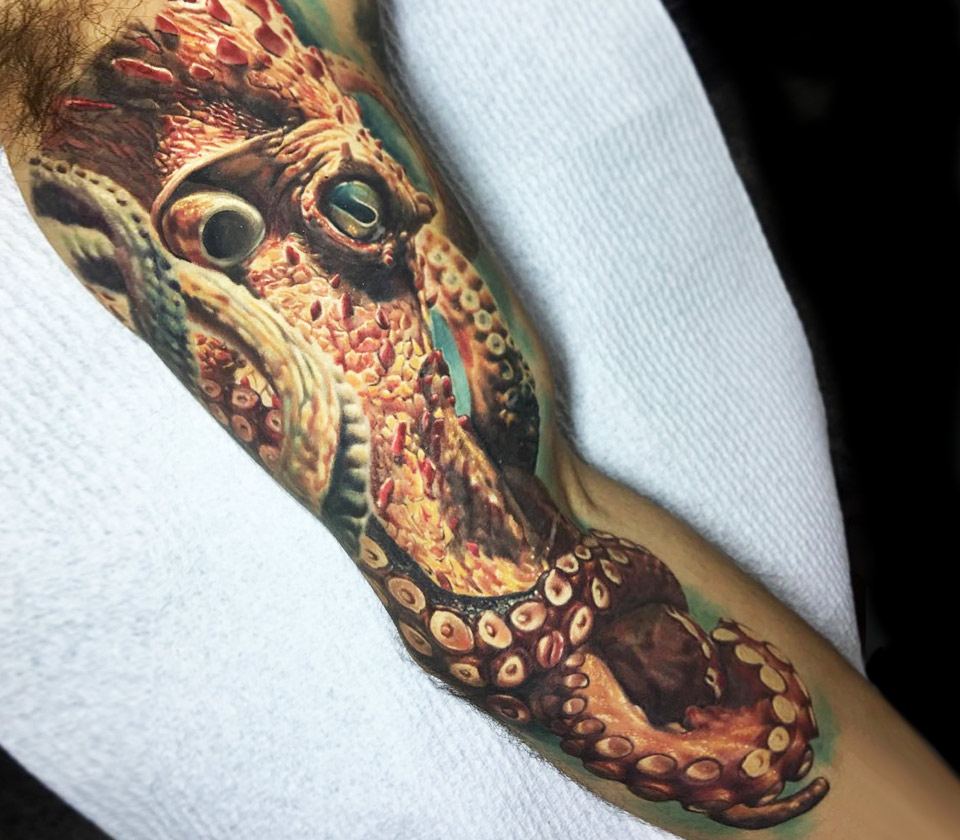 octopus-tattoo-realistic | Spooky and Sweet