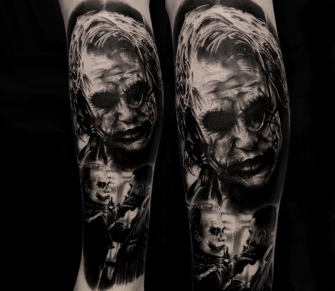 Joker tattoo by Benjamin Blvckout | Photo 29099