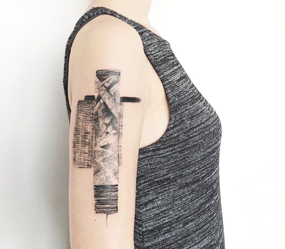Abstract Freehand by Ivana Tattoo Art : Tattoos