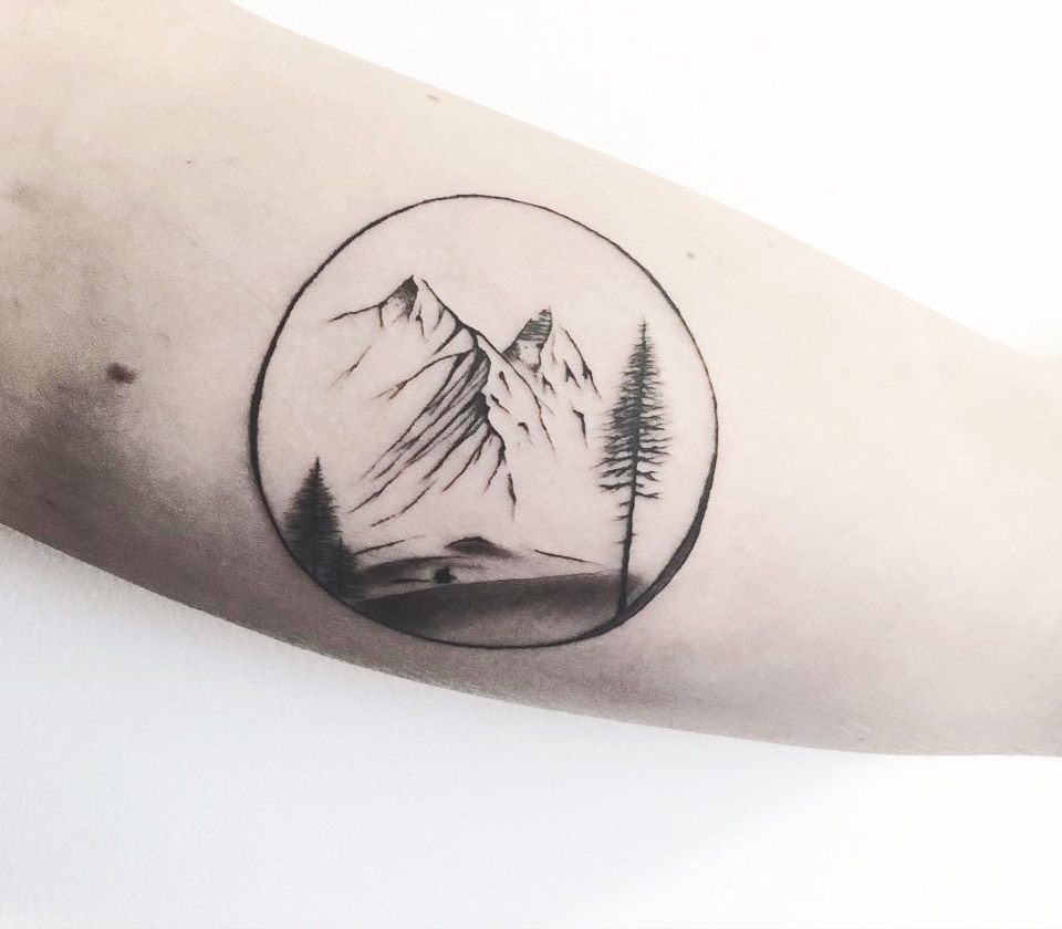 Mountain tattoo by Block Tattoo | Photo 17809
