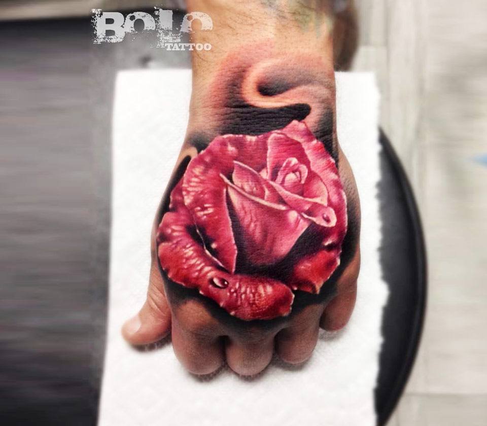 Red Rose tattoo by Bolo Art Tattoo | Photo 20505