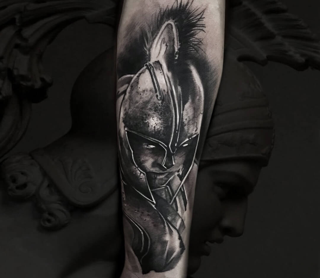 Achilles tattoo by Arlo Tattoos | Post 21207
