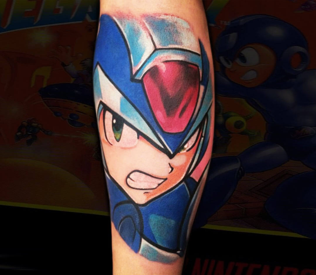 Mega Man tattoo by Brian Della Constanza | Photo 29856