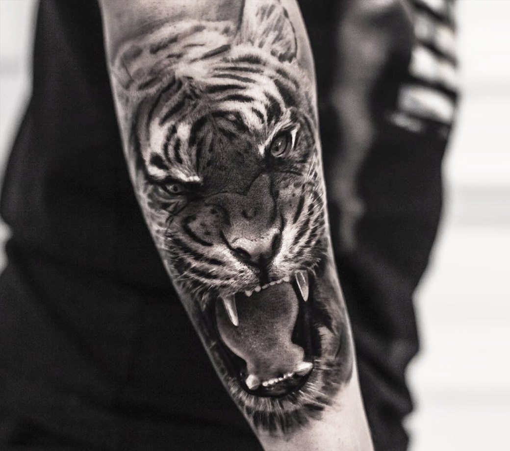 ✨ Oriental Tiger ✨ . . Tiger with Oriental Style FOREARM Tattoo, tiger  tattoo symbolize strength, fierceness, passion and sensuality. 50%… |  Instagram