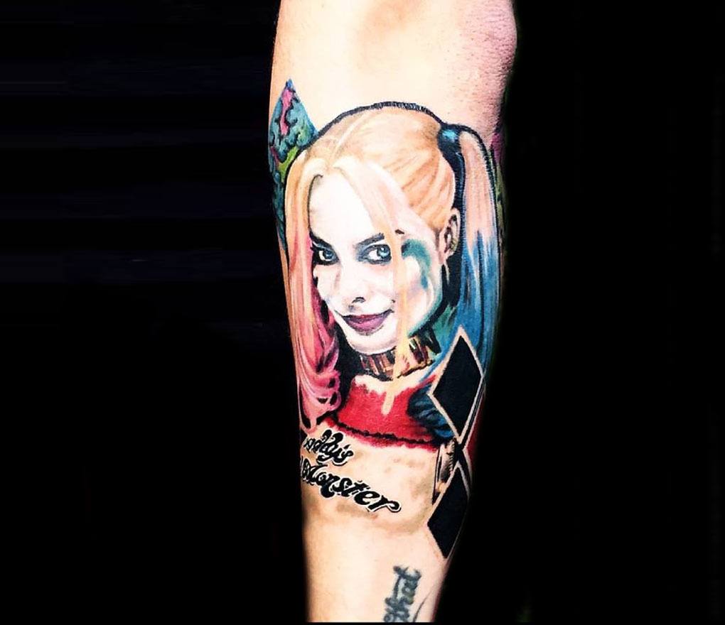 Tattoo photos Gallery. realistic harley quinn realistic tattoo art Cana Ari...