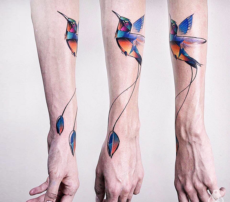 101 Best Hummingbird Tattoo With Flowers That Will Blow Your Mind!