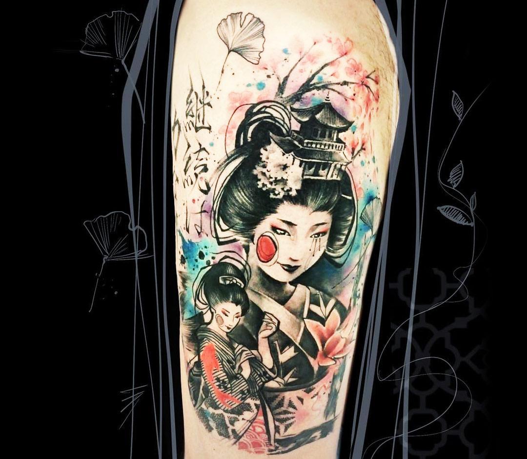 9 Inspiring Geisha Tattoo Ideas And What They Mean​ – tattooEz