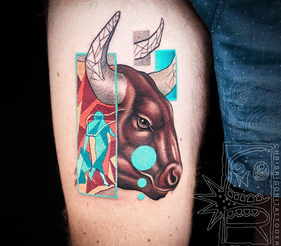 20 Taurus Tattoos - Body Artifact | Taurus tattoos, Tattoos for guys,  Astrology tattoo