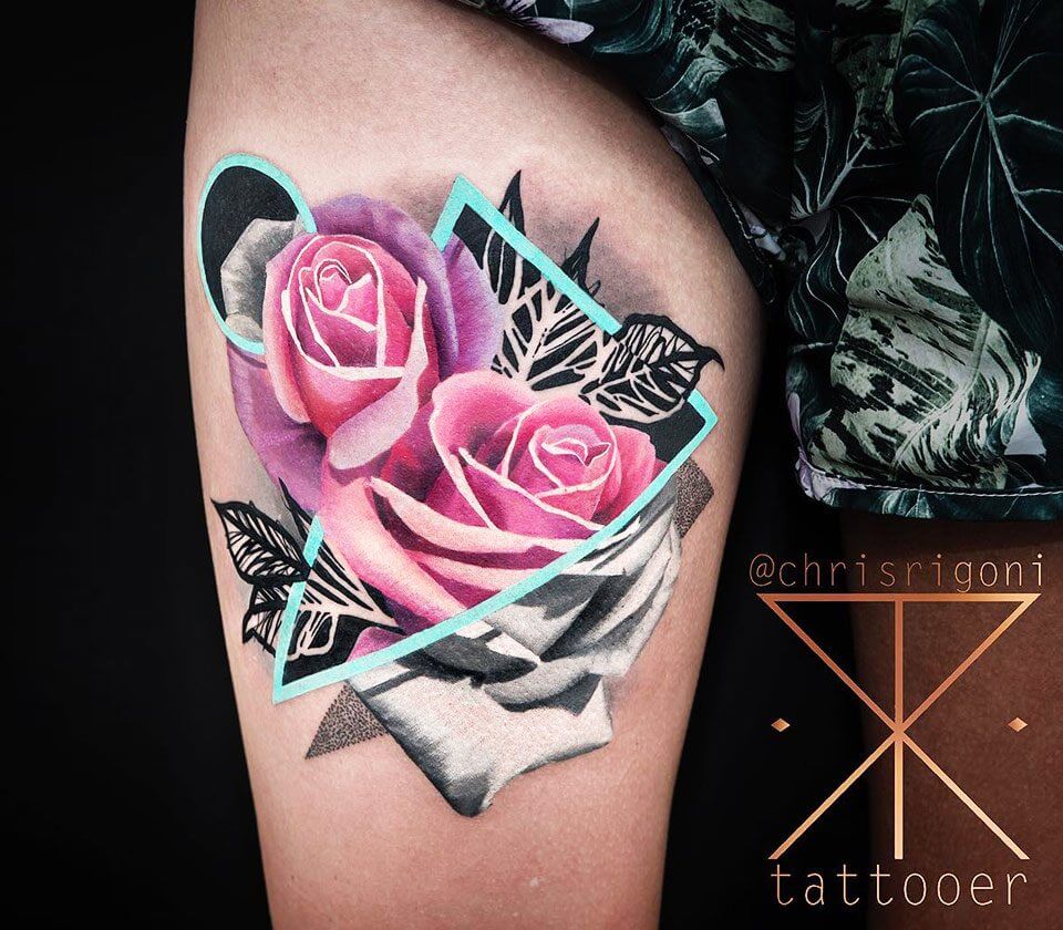 3D rose tattoo deisgn by nicholas-woods on DeviantArt