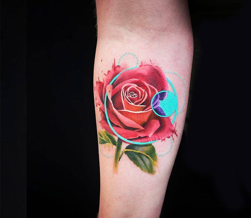 Rose tattoo by Chris Rigoni | Photo 19997
