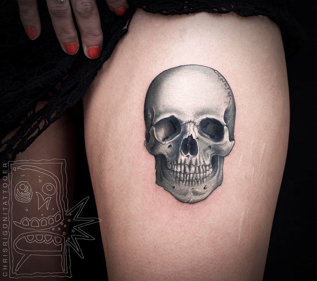 Realistic Skull Tattoo  Veteran Ink