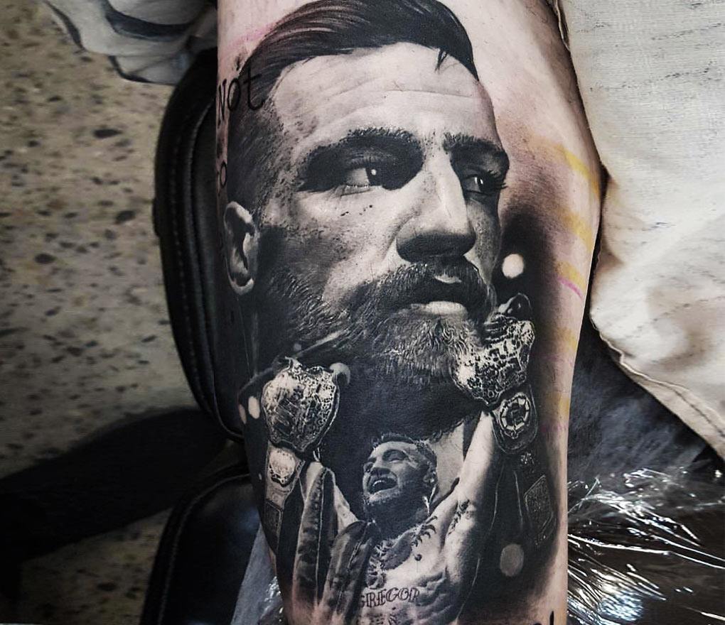 Video Is this the best Conor McGregor tattoo youve ever seen   MMAmaniacom