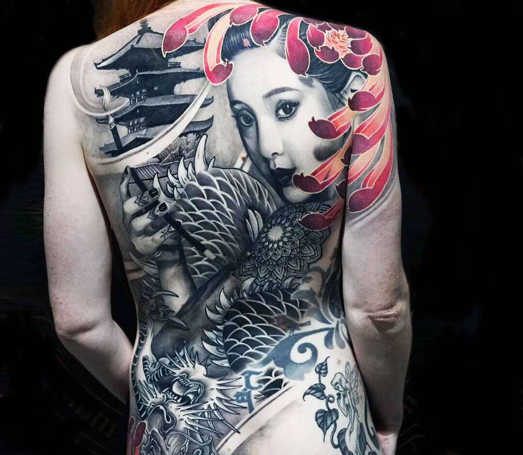 45 Traditional Geisha Tattoo that Inspire your Artistic Side