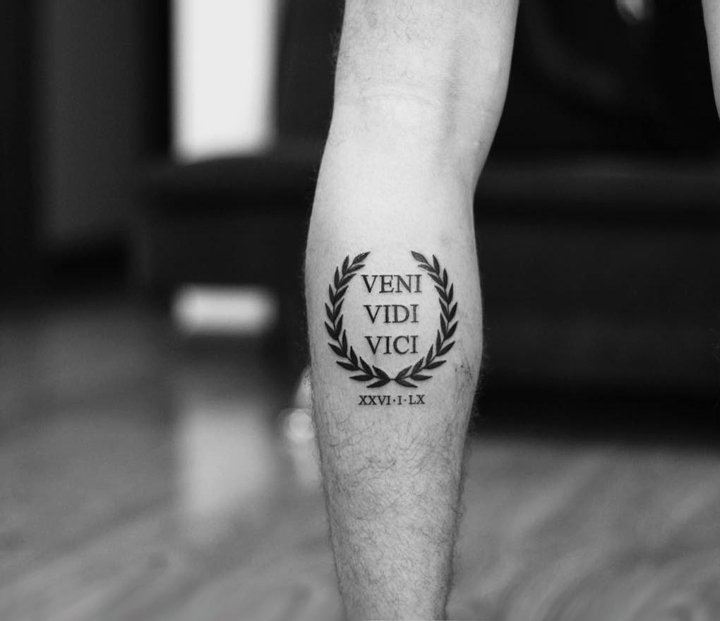 Veni Vidi Vici tattoo by Daniel Bedoya | Photo 24168