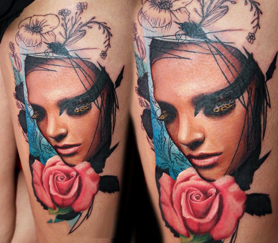 Beauty lilac wreath model rose tattoo woman trandafir girl hand  flower HD wallpaper  Peakpx