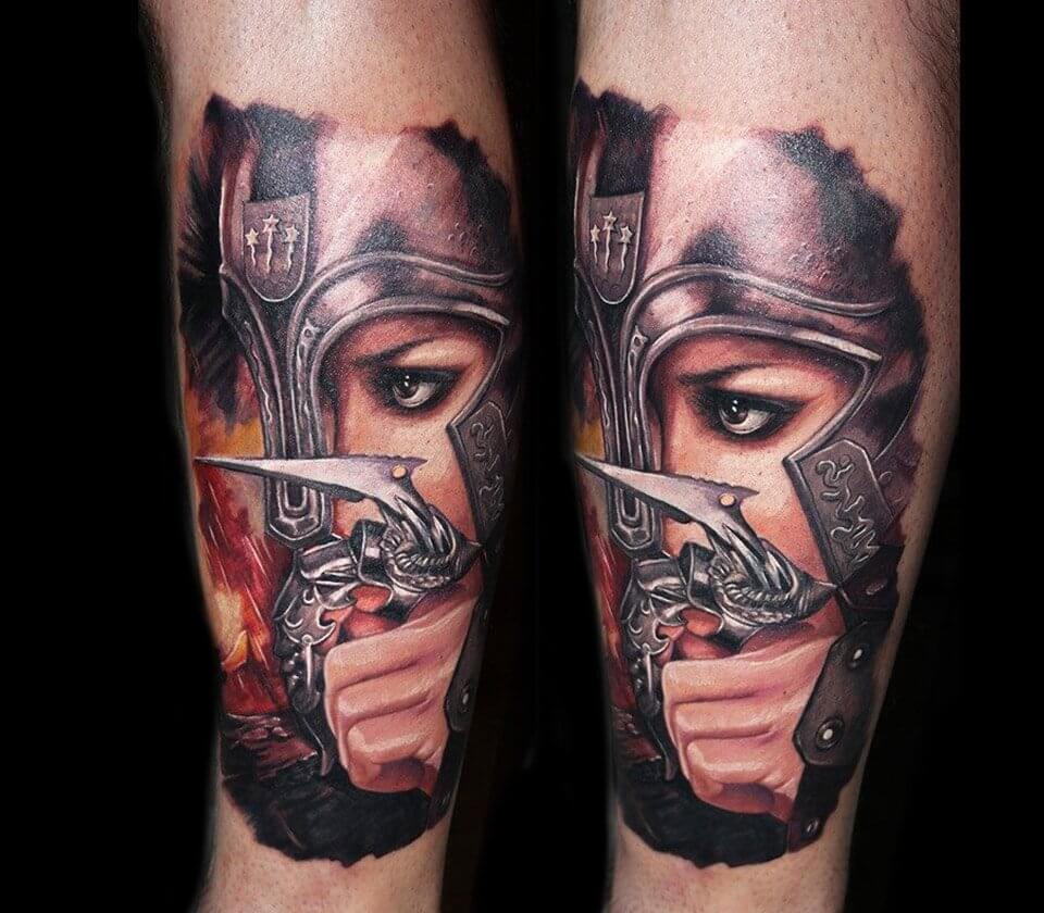 🔥 Woman warrior tattoo 🔥 #fyp #tattoo #tatsoul #inked #tiktoktattooa... |  TikTok