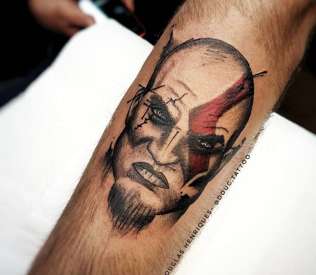 Kratos tattoo by Douglas Henriques Photo 25771