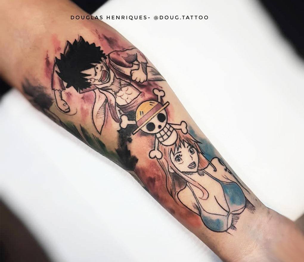 Nami Tattoo / One Piece Tattoo realistic Version Temporary Tattoo Arm Tattoo,  Anime Costume Cosplay One Piece Desired FX - Etsy